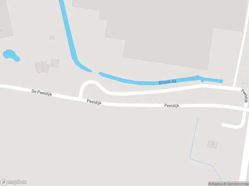 Politie naar de Peeldijk in Beek en Donk vanwege ongeval met letsel