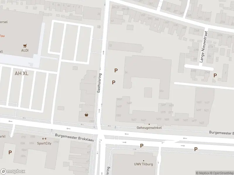 Overlastmelding Gasthuisring in Tilburg (North Brabant)