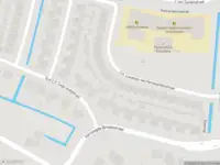 Politie naar de Laan 1940-1945 in Meteren vanwege aanrijding met letsel