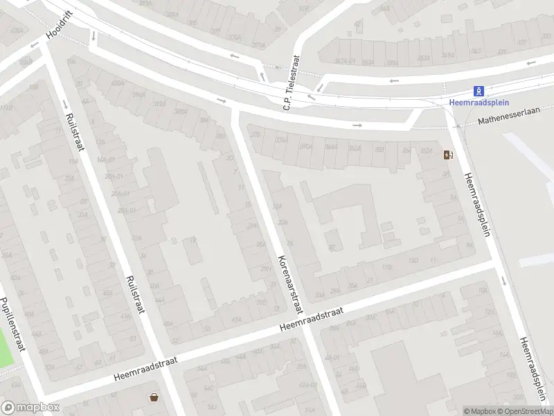 Ambulance met grote spoed naar de Korenaarstraat in Rotterdam