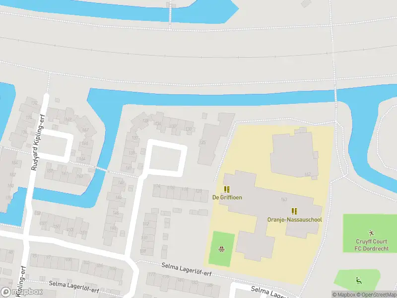 Ambulance met grote spoed naar de Rudyard Kipling-erf in Dordrecht