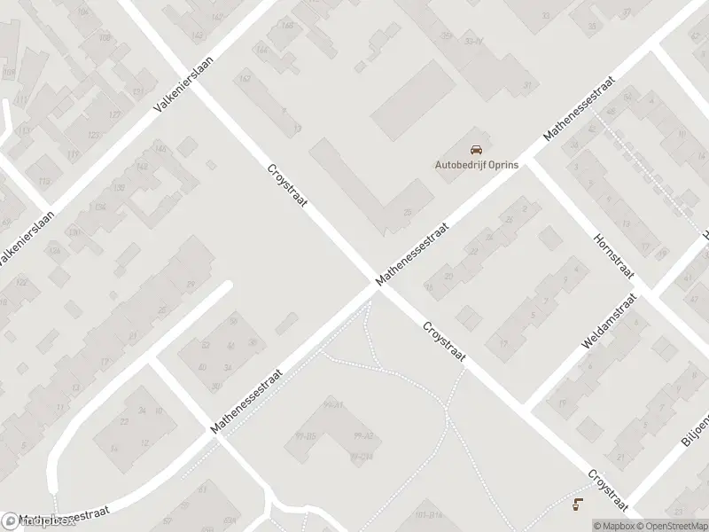 Brandweer met grote spoed naar de Croystraat in Breda vanwege voertuigbrand