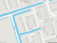 Ambulance met grote spoed naar de Duprépad in Spijkenisse