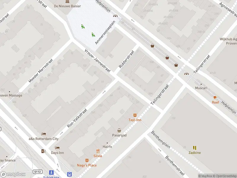 Ambulance met grote spoed naar de Roo-Valkstraat in Rotterdam