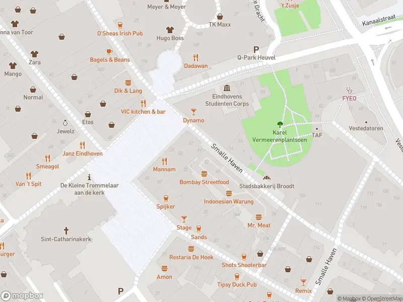 Brandweer met gepaste spoed naar de Stratumseind in Eindhoven