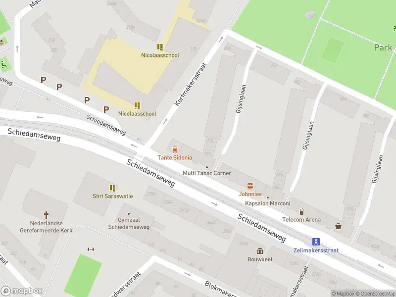 Ambulance met grote spoed naar de Schiedamseweg in Rotterdam