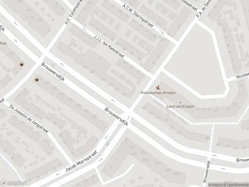 Ambulance met grote spoed naar de Brouwersdijk in Dordrecht