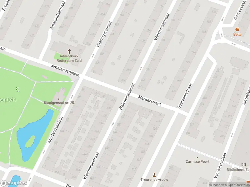 Politie naar de Markerstraat in Rotterdam vanwege ongeval met letsel