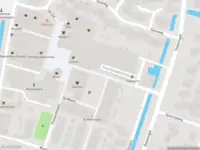 Traumahelikopter met grote spoed naar de Oostpoort in Bunschoten-Spakenburg