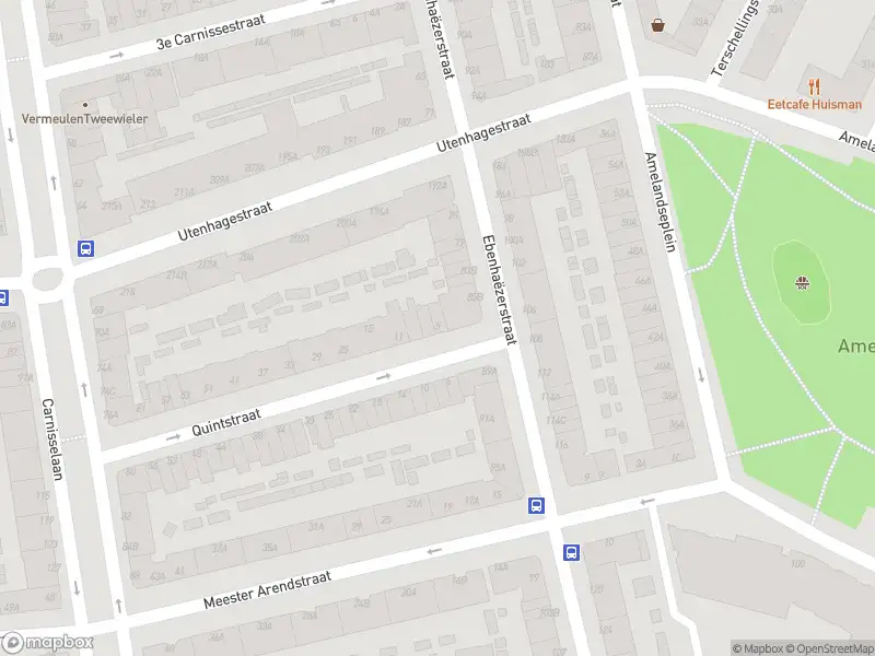 Ambulance met gepaste spoed naar de Quintstraat in Rotterdam