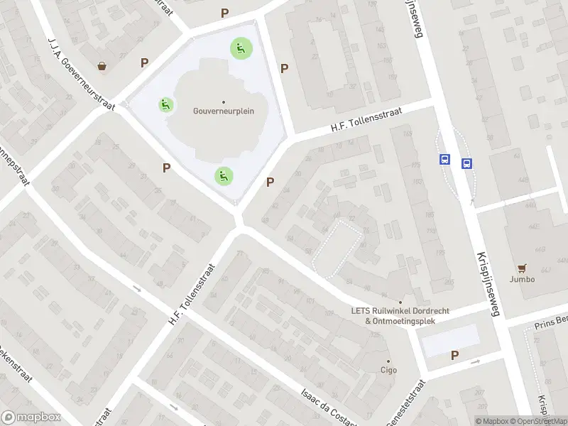 Ambulance met grote spoed naar de H.F. Tollensstraat in Dordrecht