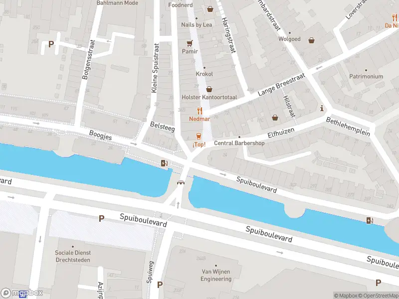 Politie naar de Spuiplein in Dordrecht vanwege ongeval met letsel