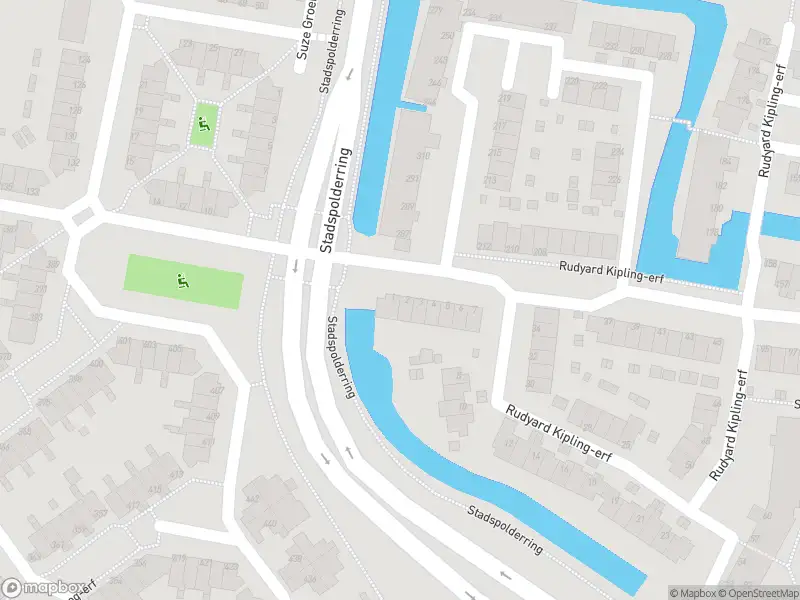 Ambulance met gepaste spoed naar de Rudyard Kipling-erf in Dordrecht