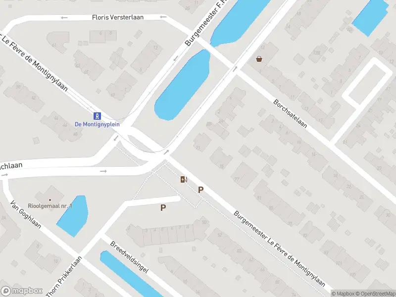 Ambulance met grote spoed naar de Burgemeester Le Fèvre de Montignylaan in Rotterdam