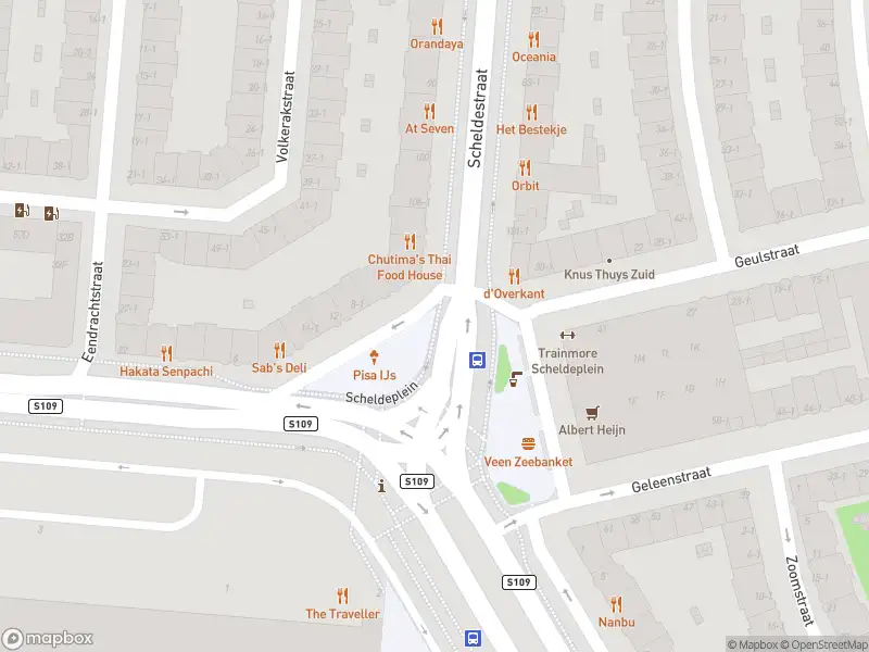 Ambulance met gepaste spoed naar de Scheldeplein in Amsterdam