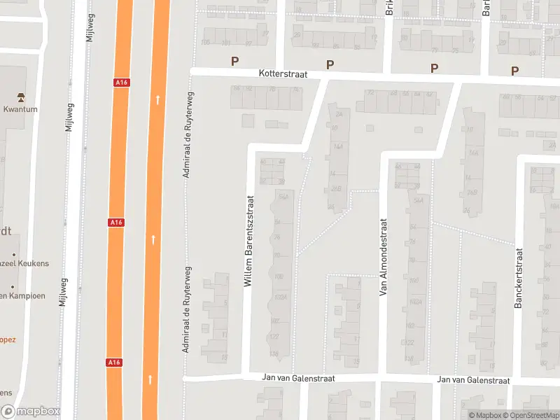 Ambulance met grote spoed naar de Willem Barentszstraat in Dordrecht