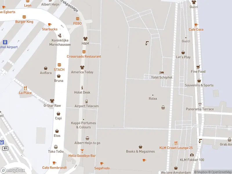 Ambulance naar de Vertrekpassage in Schiphol