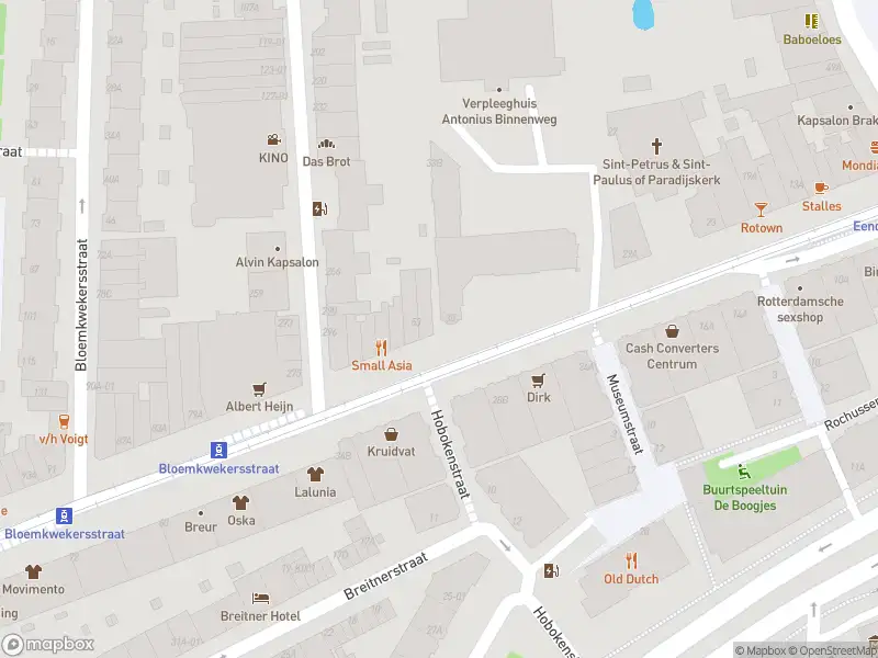 Ambulance met grote spoed naar de Nieuwe Binnenweg in Rotterdam