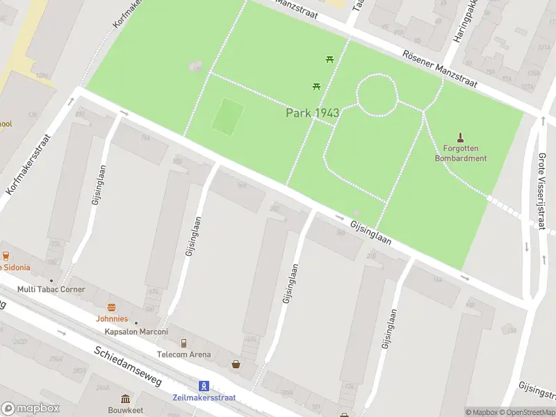 Ambulance met grote spoed naar de Gijsinglaan in Rotterdam