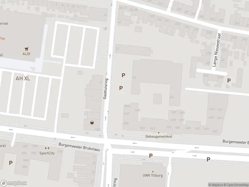 Overlastmelding Gasthuisring in Tilburg (North Brabant) gesloten