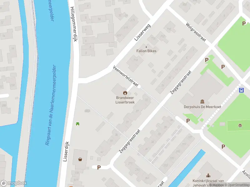 Brandweer met gepaste spoed naar de Veenwortelstraat in Lisserbroek