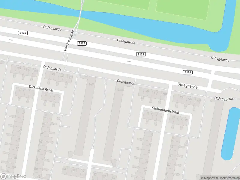 Ambulance met grote spoed naar de Oldegaarde in Rotterdam