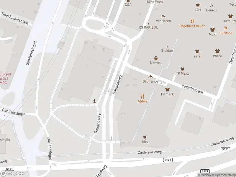 Ambulance met gepaste spoed naar de Zuiderterras in Rotterdam