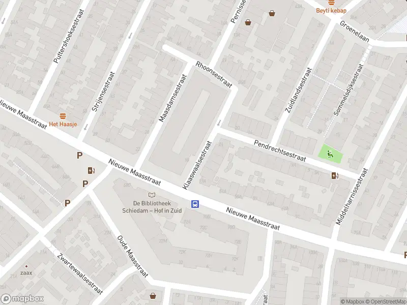 Besteld ambulance vervoer naar de Klaaswaalsestraat in Schiedam