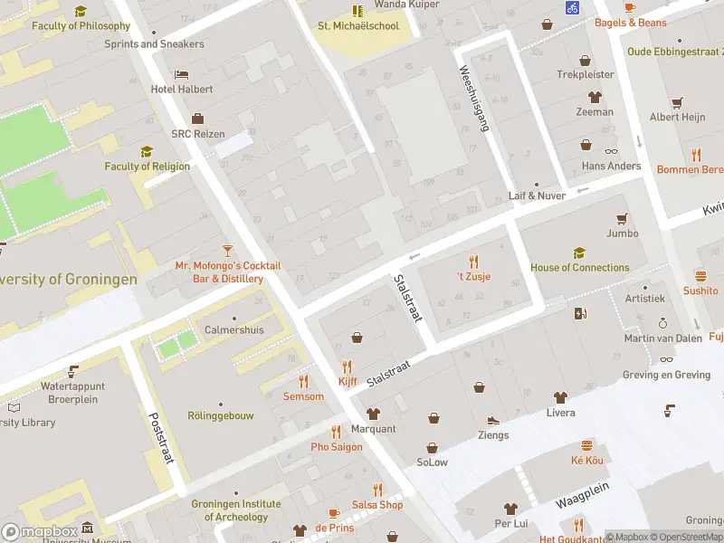 Brandweer met gepaste spoed naar de Turftorenstraat in Groningen