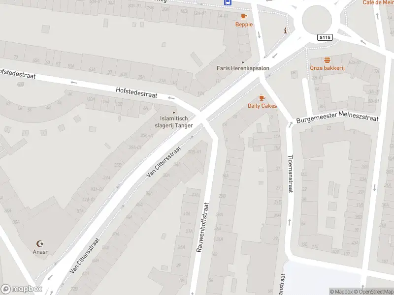 Ambulance met gepaste spoed naar de Van Cittersstraat in Rotterdam