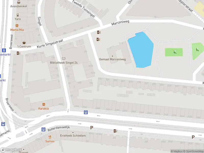 Ambulance met gepaste spoed naar de Marconistraat in Schiedam