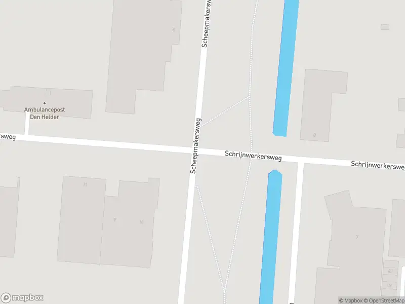 Ambulance met gepaste spoed naar de Schrijnwerkersweg in Den Helder