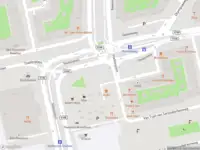 Ambulance met grote spoed naar de Olympiakade in Amsterdam