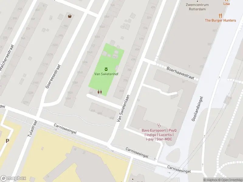 Ambulance met grote spoed naar de Van Swietenlaan in Rotterdam