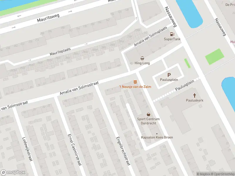 Ambulance met grote spoed naar de Amalia van Solmsstraat in Dordrecht