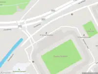 Ambulance met grote spoed naar de Spartapark-Noord in Rotterdam