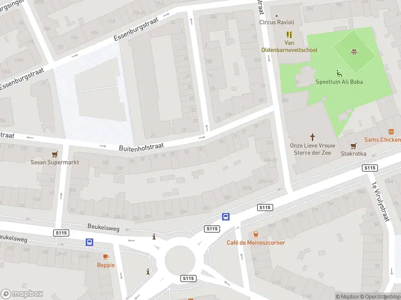 Ambulance met grote spoed naar de Buitenhofstraat in Rotterdam