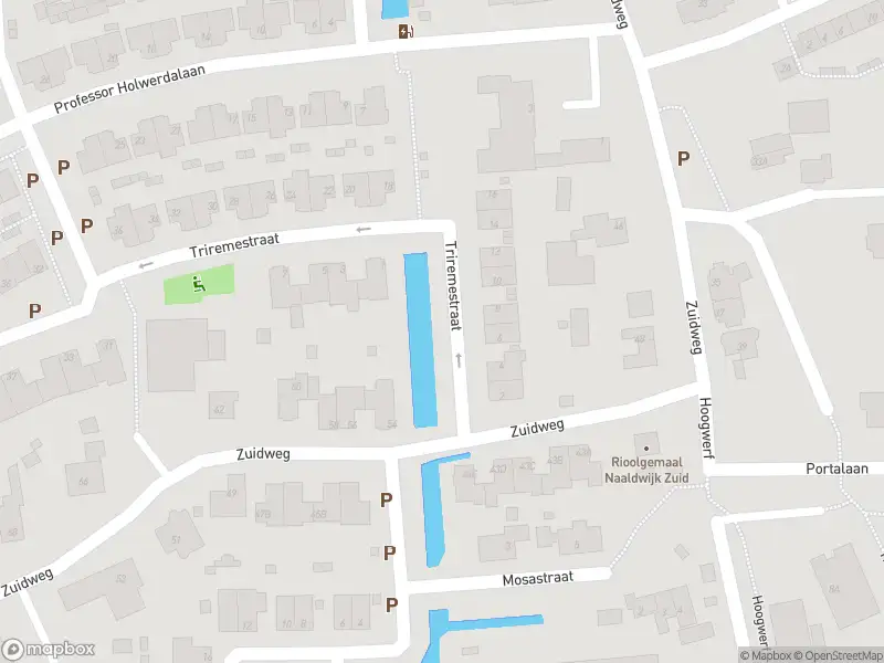 Brandweer met grote spoed naar de Triremestraat in Naaldwijk vanwege personen te water