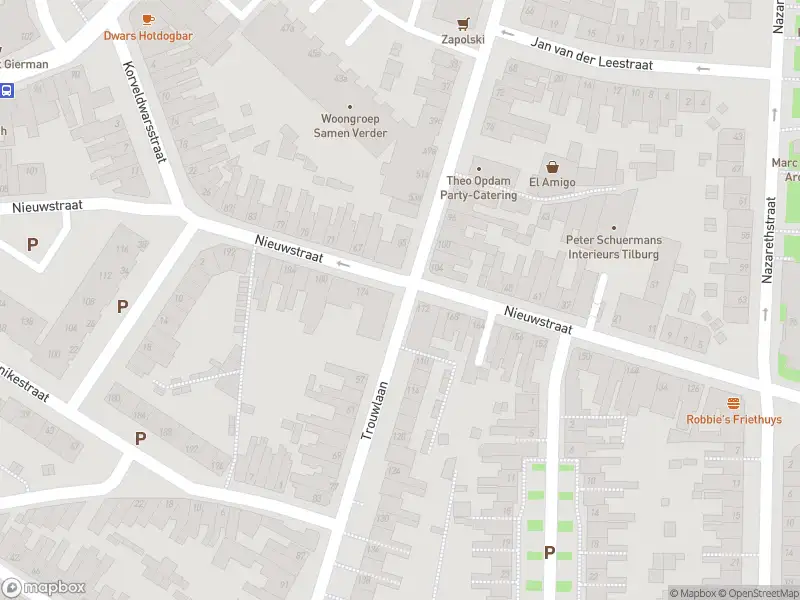 Overlastmelding Trouwlaan in 5021WP Tilburg gesloten