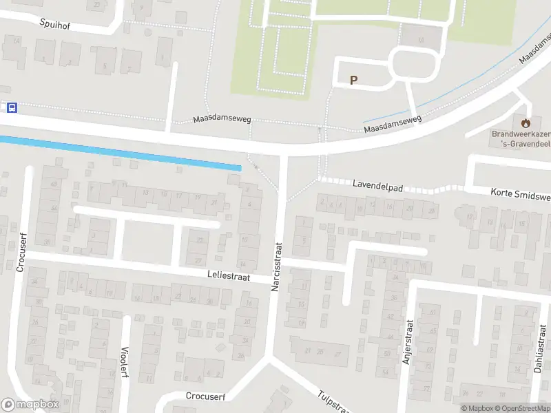 Ambulance met gepaste spoed naar de Narcisstraat in 's-Gravendeel