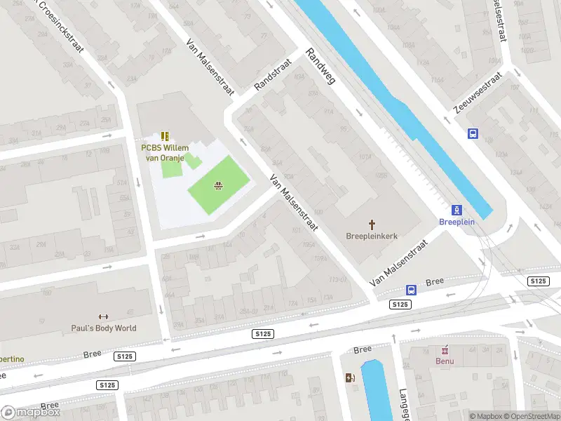 Ambulance met gepaste spoed naar de Van Malsenstraat in Rotterdam