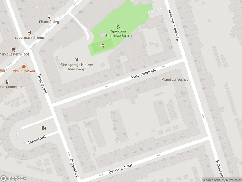 Ambulance met gepaste spoed naar de Passerelstraat in Rotterdam