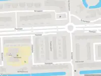 Ambulance met grote spoed naar de Fledderusplan in Zoetermeer