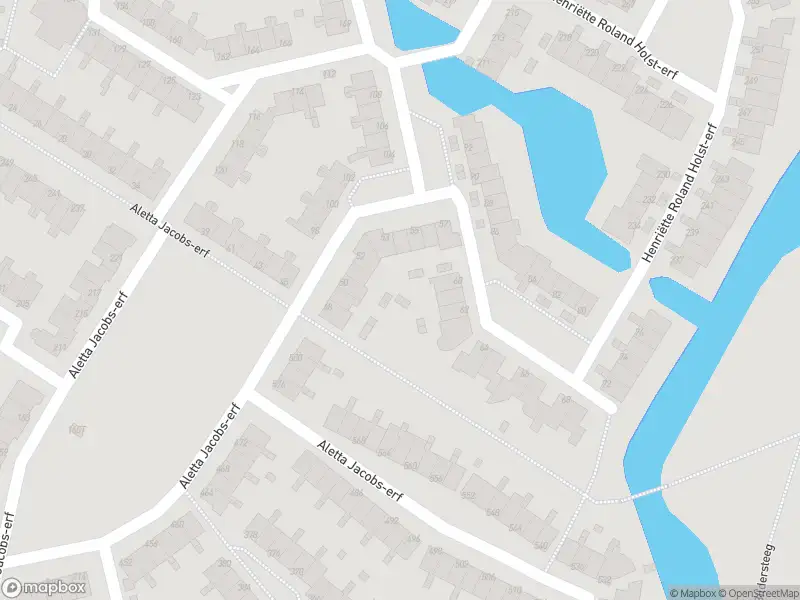 Ambulance met gepaste spoed naar de Henriëtte Roland Holst-erf in Dordrecht