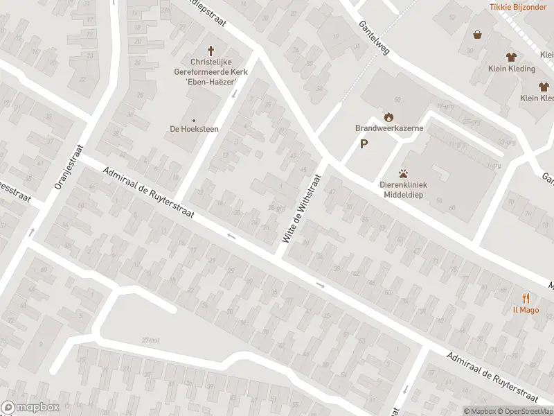 Besteld ambulance vervoer naar de Wilhelminastraat in Sliedrecht