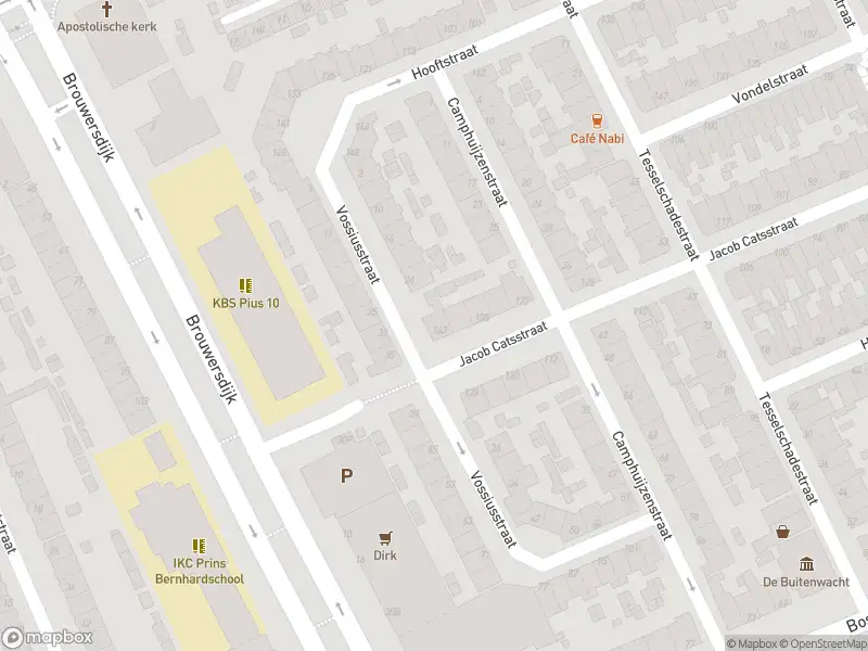 Ambulance met grote spoed naar de Vossiusstraat in Dordrecht