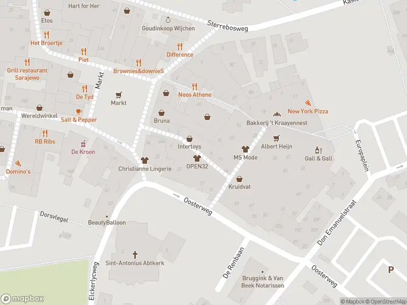 Brandweer met gepaste spoed naar de Marktpromenade in Wijchen vanwege afgaan automatisch brandalarm