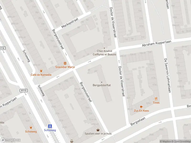 Ambulance met gepaste spoed naar de Dr. de Visserstraat in Rotterdam