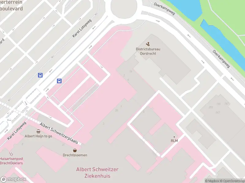 Besteld ambulance vervoer naar de Albert Schweitzerplaats in Dordrecht