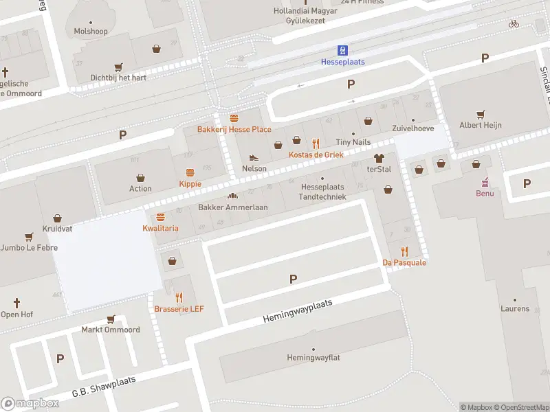 Ambulance met gepaste spoed naar de Hemingwayplaats in Rotterdam